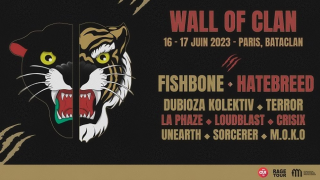 FESTIVAL WALL OF CLAN [INVITATIONS] 2 jours de Rock, Metal et Hardcore au Bataclan