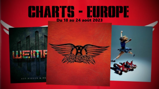  TOP ALBUMS EUROPÉEN Les meilleures ventes en France, Allemagne, Belgique et Royaume-Uni du 18 au 24 août 2023
