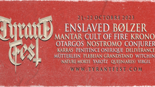 TYRANT FEST 2023 5e édition les 21 et 22 octobre à Oignies