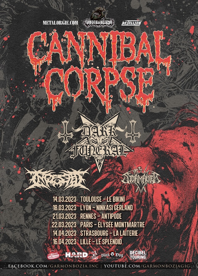 vedvarende ressource indad udtryk Concerts > Cannibal Corpse @ Le Bikini - Toulouse, France [14/03/2023]