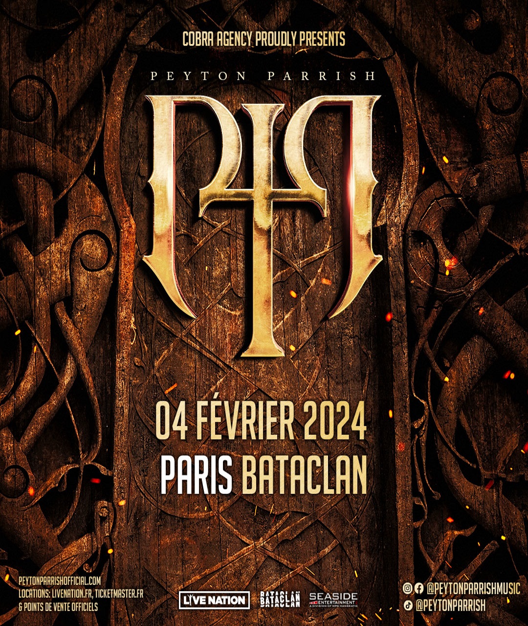 Concerts > Peyton Parrish Le Bataclan Paris, France [04/02/2024]
