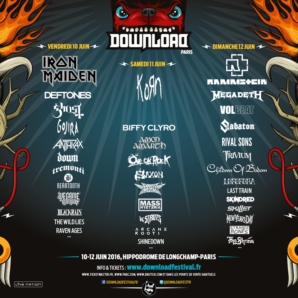 Download Festival France 21 groupes supplémentaires annoncés